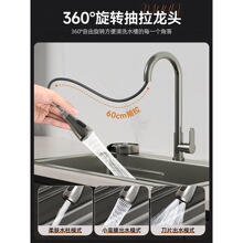 �N��ϴ�����β�304���P�ˮ��̨��ϴ��ۼ��üӺ�ϴ�˳�ˮ��