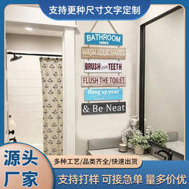 厂家美式乡村复古创意木质挂牌烧烤店火锅店餐厅墙面装饰木制挂牌