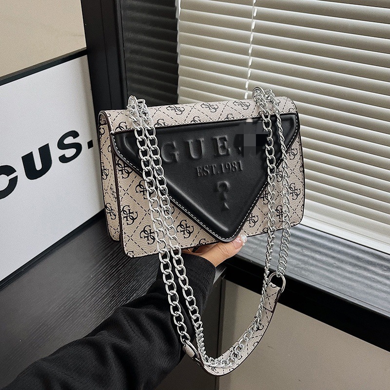 跨境2025新款盖家女包时尚高级感小方包链条百搭单肩斜挎包bags|undefined