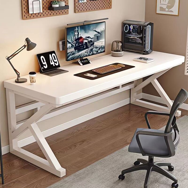 Computer Desk, Desktop Office Desk, Long Table, Simple Solid Wood Ecological Board Desk, Student Home Bedroom Study Table Computer Desk, Desktop Office Desk, Long Table, Simple Solid Wood Ecological Board Desk, Student Home Bedroom Study Table