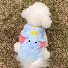 ins可爱卡通绣花春秋冬宠物透气背心狗狗猫咪中小型犬防掉毛衣服