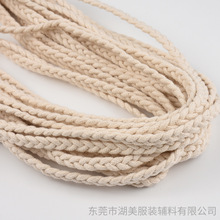 厂家直销包心棉绳三股辫麻花棉绳 裤腰绳手工diy编织绳捆绑束口
