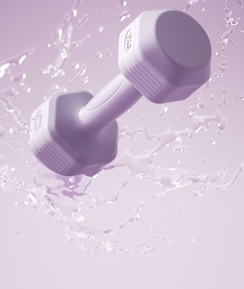 Dambıl kadın fitness ekipmanları ev spor salonu egzersizi açık hava çocuk renkli çevre dostu 2kg 3kg dambıl seti