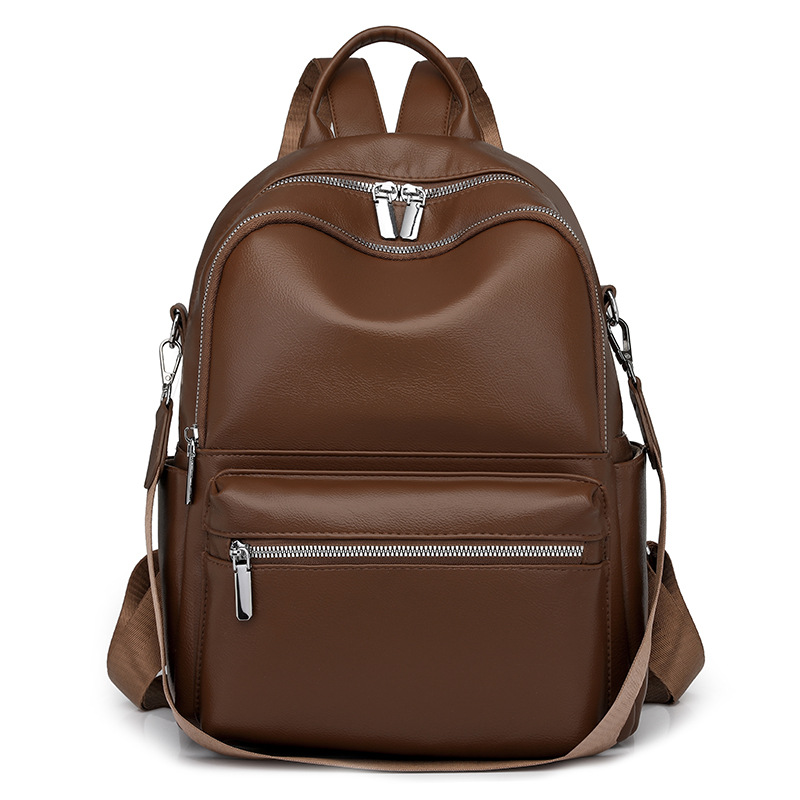 Mochila coreana universal PU para mujeres 2026 nuevo viaje casual mochila de viaje de mujer mochila de estudiantes de gran capacidad