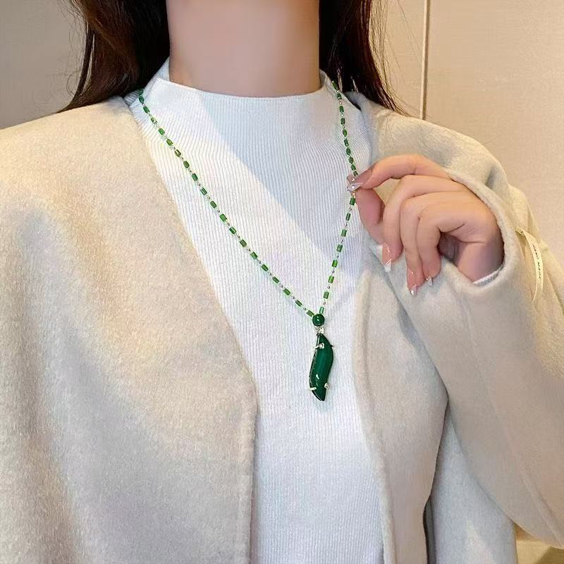bamboo design elegant necklace