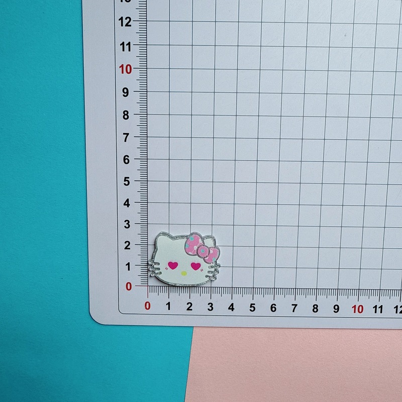 表情包亚克力细闪kitty猫diy饰品配件发夹鞋花手机壳贴片材料批发|undefined
