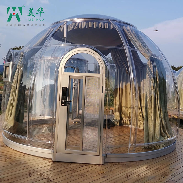 Sichuan PC cielo estrellado habitación Red reloj rojo en la boda Casa DE LA Burbuja restaurante B & B ronda Sala transparente camping Cielo Estrellado Habitación