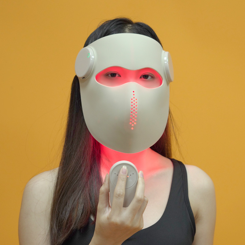 510K 4D レーザーハンドヘルドリモコン家庭用白黒 LED 赤色光理学療法マスク赤外線光美容|undefined