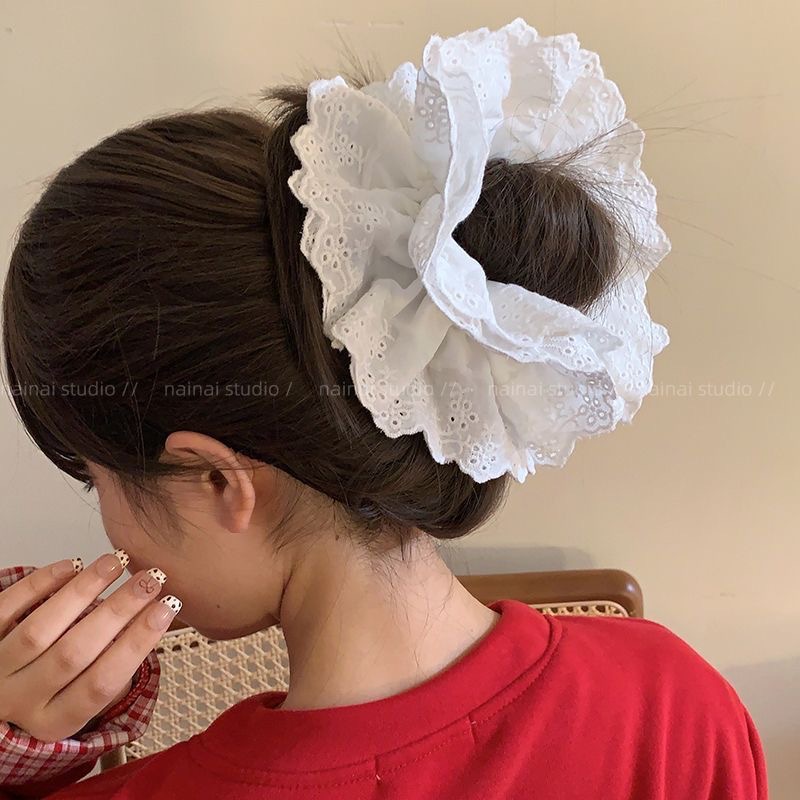 Fashionable, white, big
