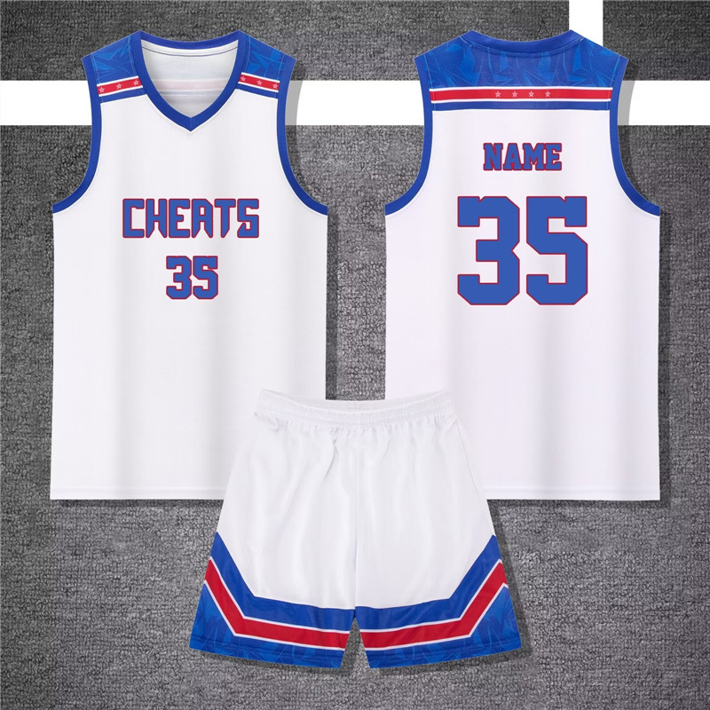 Children's Basketball Uniform Set, Men's and Women's Basketball Jerseys, Men's Student Basketball Game Uniforms, Training Uniforms, Custom-Made