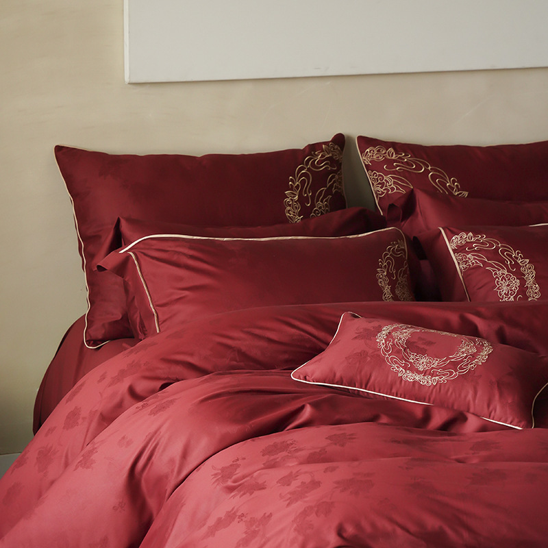 Luxury Cotton Duvet Cover Set High-end 4 Piece Bedding Range_voghion.com