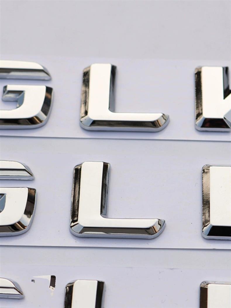 Old model Mercedes-Benz GLK200 lettering, GLK300 rear lettering, GLK350 rear lettering, GLK260 4MATIC modified car lettering stickers