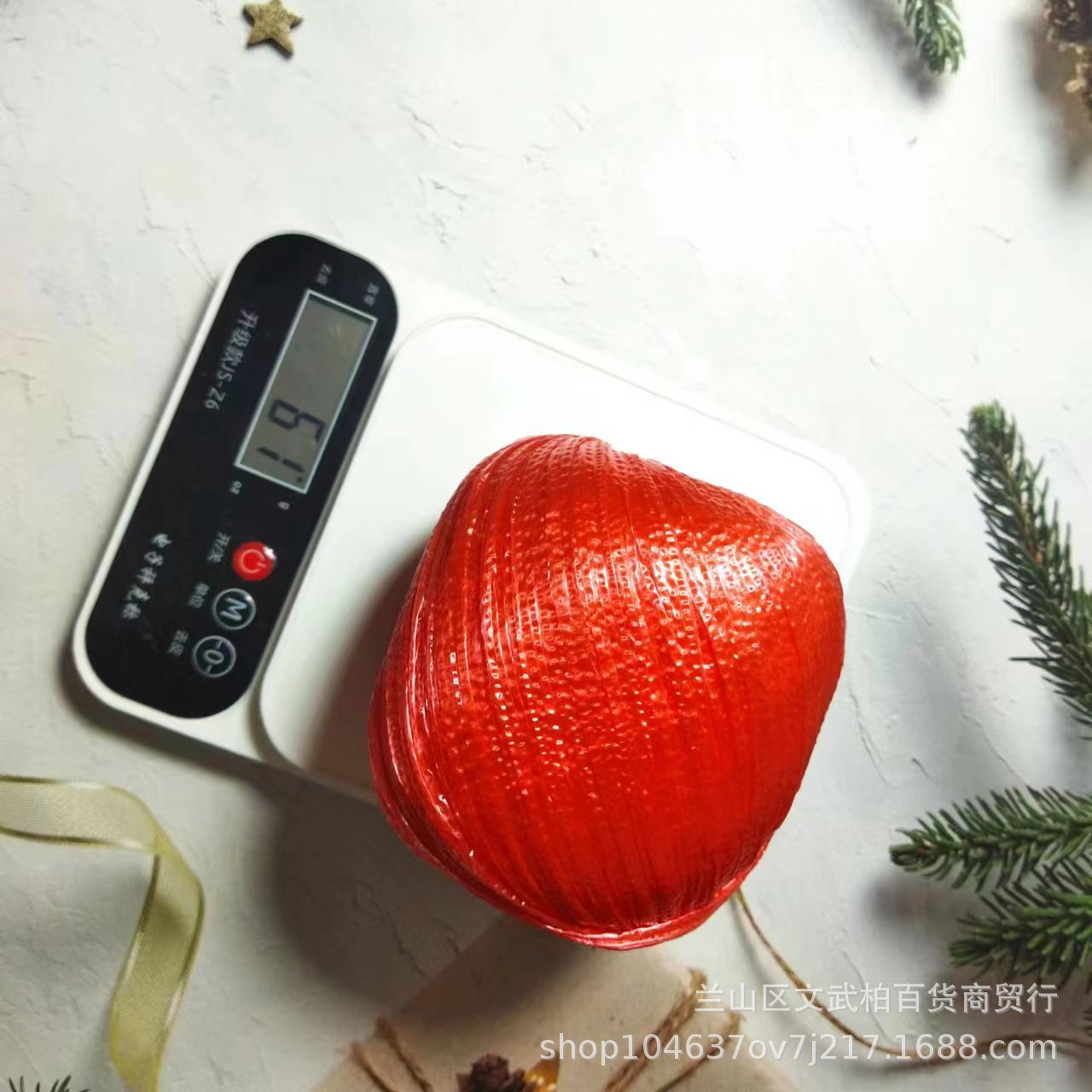 厂家批发PP塑料捆扎绳 小球彩球尼龙绳50卷包装塑料绳捆绑绳2元货