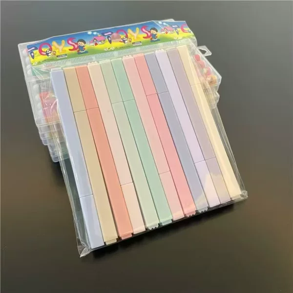 12 Sweet and Salty Color Highlighters for Students, Eye-Friendly Colors, Large Capacity Highlighter Pens