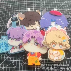 小紅書同金恋と深空不織布ストラップ手作りdiyアニメゲーム周辺キーホルダー