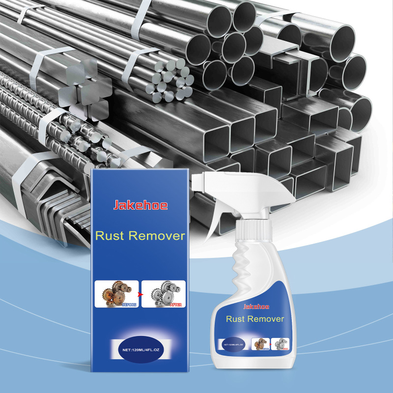 Jakehoe Metal Surface Rust Remover Removes Oil and Rust from Metal Hardware Parts and Steel Bars