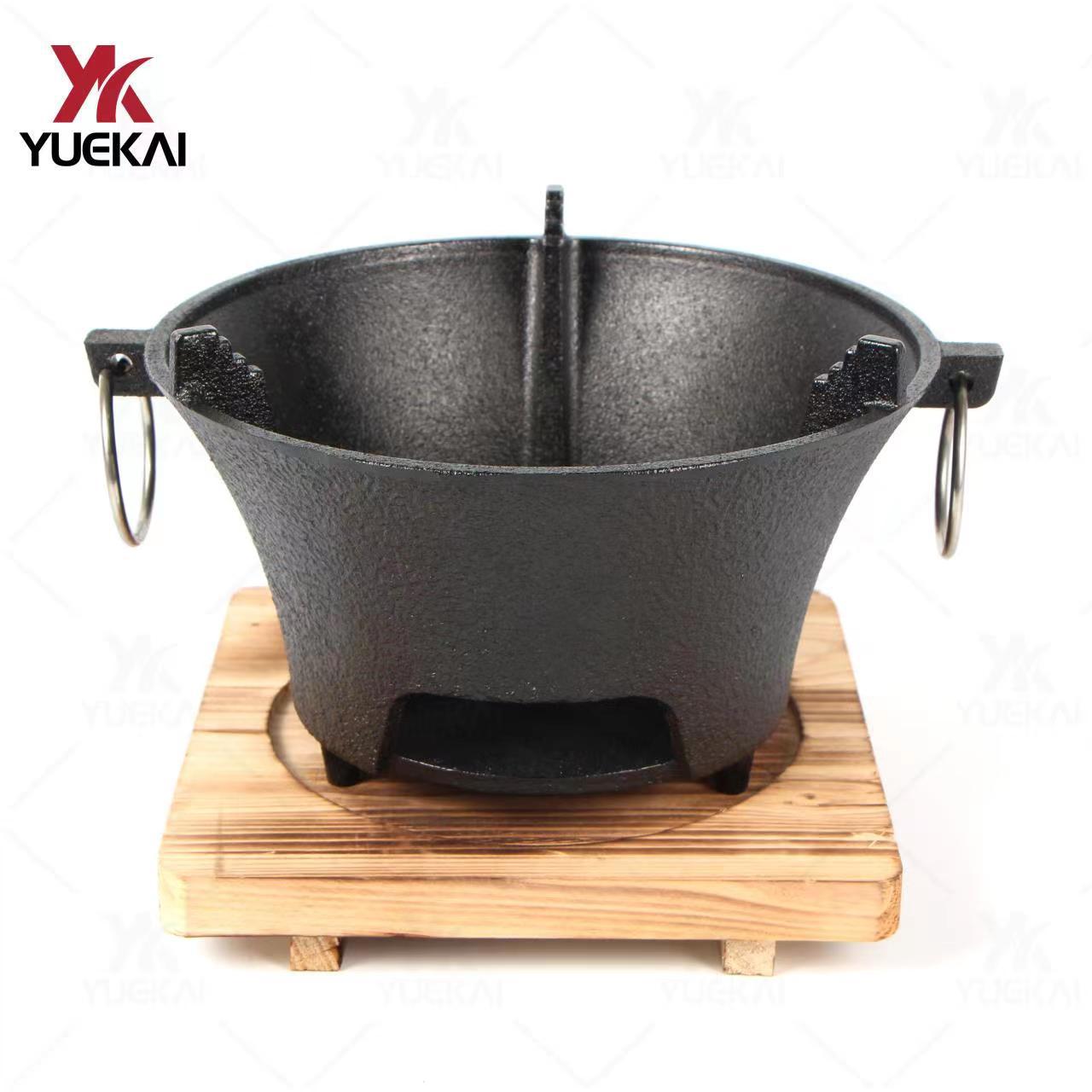 Estufa para té cocina camping hogar estufa de carbón de hierro fundido hogar portátil barbacoa parrilla estufa de carbono japonés