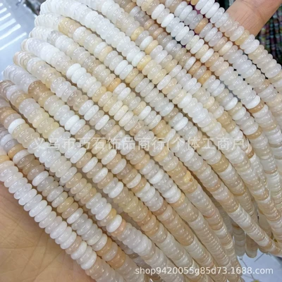 Natural Tiger Eye White Crystal: Zərgərlik ara hissələri - natural-pink-aventurine-26mm