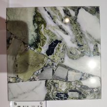 天然大理石绿色石材大板冷翡翠背景墙面地面楼梯干挂石材浴室台面