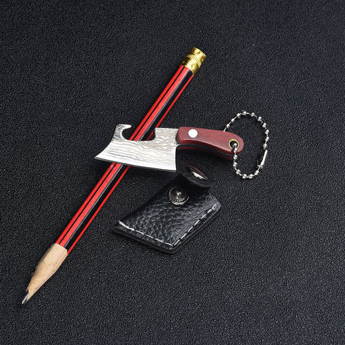Stainless steel multifunctional outdoor portable mini kitchen knife jewelry knife key pendant opening express wine bottle knife