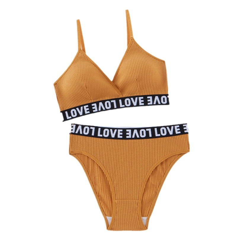 Conjunto de ropa interior sexy transfronteriza, puro deseo, ropa interior push-up transpirable y agradable para la piel para mujer, conjunto de calzoncillos al por mayor