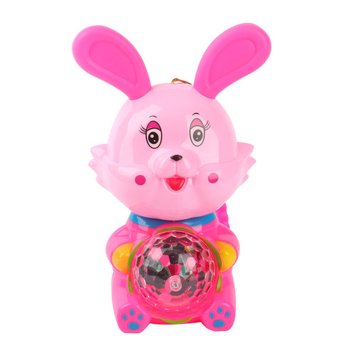  Year of the Rabbit Lantern Colorful Lantern Festival Luminous Blessing Lantern Electric Portable Cartoon Lantern Music Manufacturer Wholesale