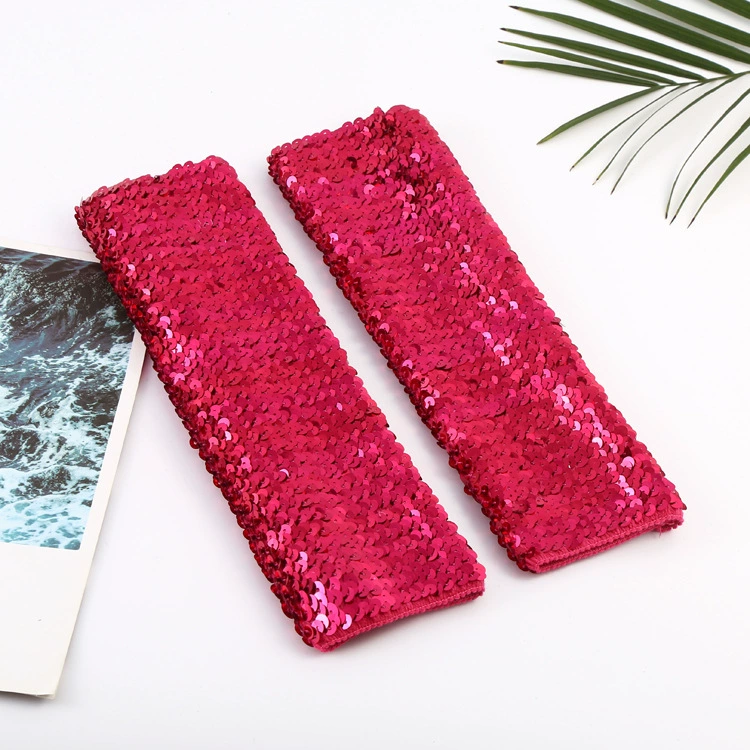 Эластичные ногти Sequins, рукава, перчатки, ( торговля), оптовая продажа, без пальцев