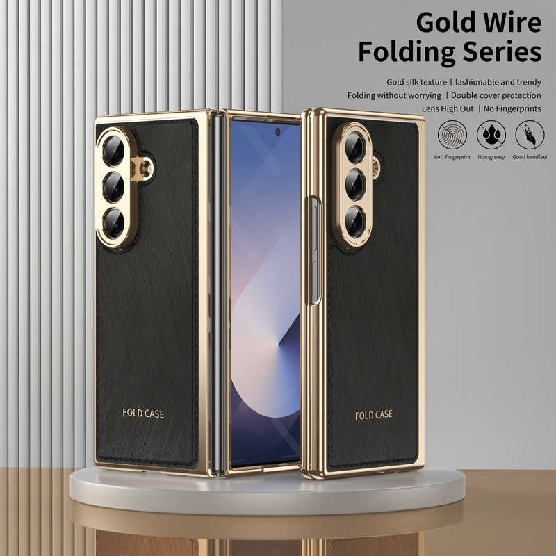 Suitable for Samsung Z Fold 30% off Foldable Phone Case Fold6/5 Protective Cover Foldable Screen Matte Leather Case with Integrated Film Suitable for Samsung Z Fold 30% off Foldable Phone Case Fold6/5 Protective Cover Foldable Screen Matte Leather Case with Integrated Film