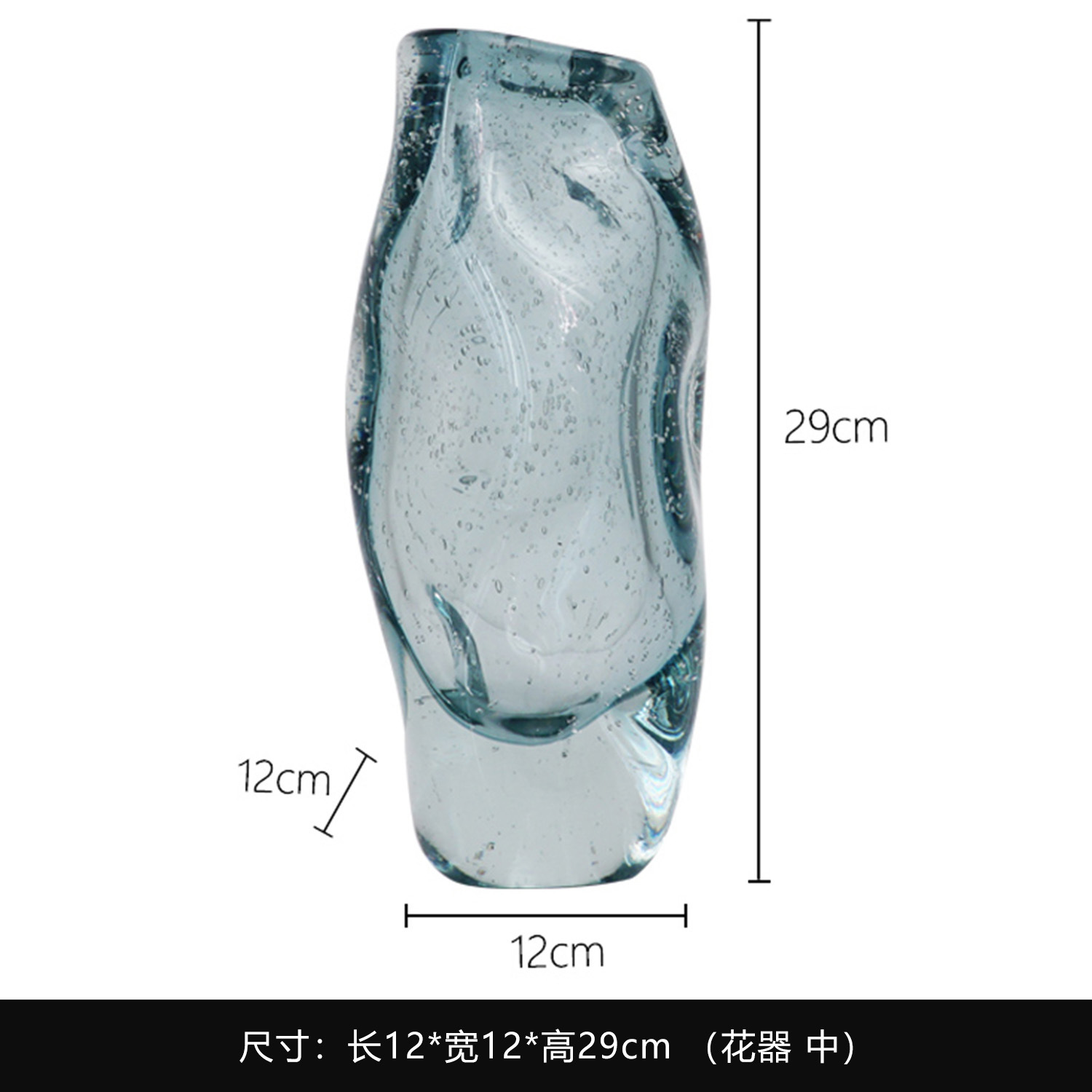 Luz moderna de lujo creativo florero de cristal decoración escritorio sala de estar arreglo de flores mesa de comedor flor dispositivo suave decoración con joyas de vidrio