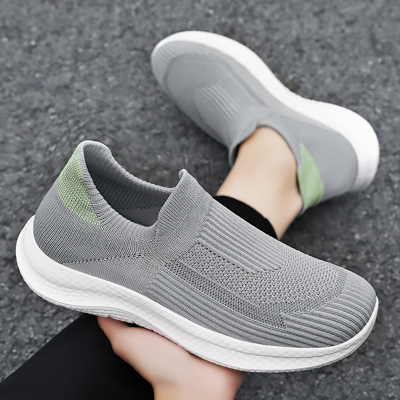 Zapatos de hombre Pies transpirables y no malolientes 2025 nueva tendencia zapatos casuales de suela blanda zapatos transpirables de un pie zapatos deportivos de hombre