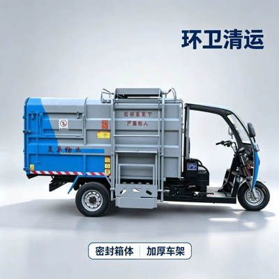 New energy three-wheeled garbage collection Elektrik zibil maşınları