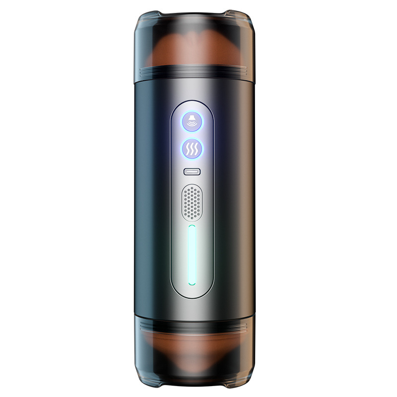 Mucho amor doble cabeza de taza de avión eléctrico automático pene masturbador taza de Fiji juguetes masculinos artículos sexuales para adultos