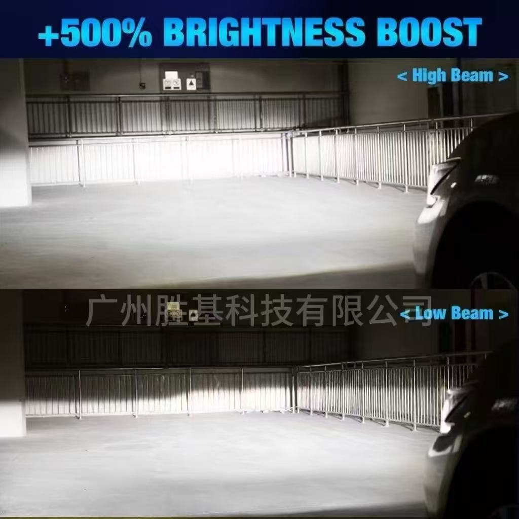 Cross-Border New Car Led Plug-In Lights H4 H7 3570 High-Brightness Spotlight Integrated High-Power Headlights and Fog Lights