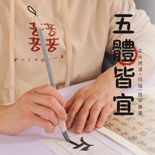 Baiyun Jianhao student calligraphy training class for beginners to practice brush copy copybook children practice painting