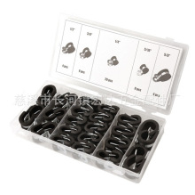 源头厂家供应橡胶喉箍铁镀锌卡箍42件套R型管卡