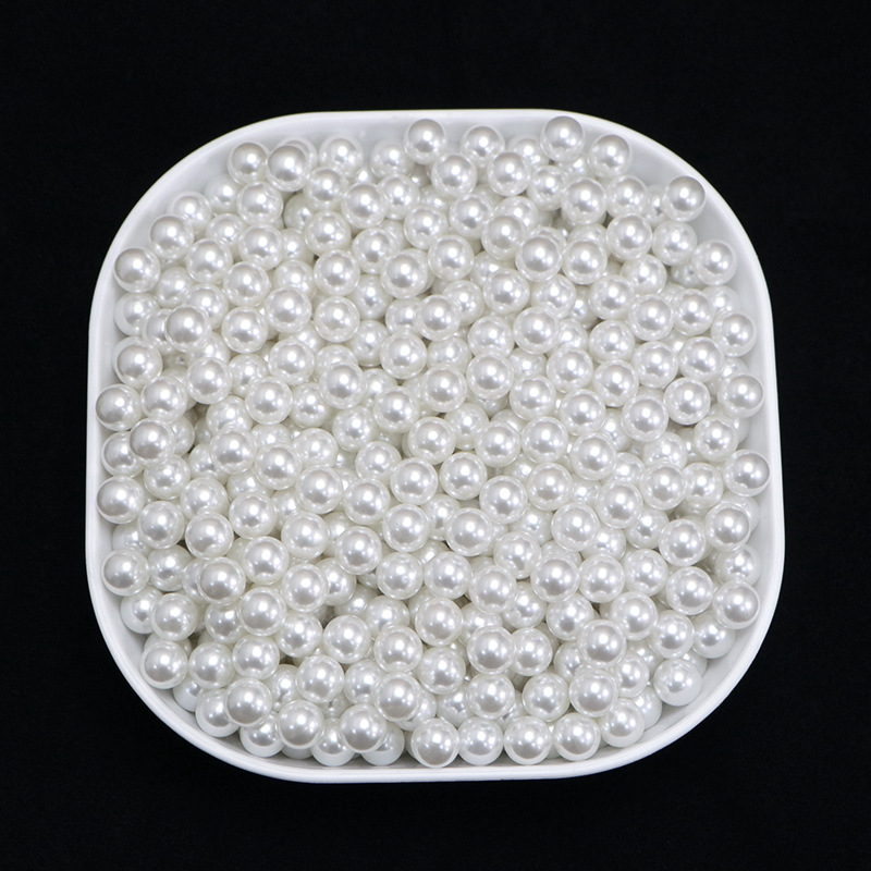 Abs Imitation Pearl Loose Beads Non-Porous Pearls DIY Handmade Jewelry Clothing Accessories Accessories Wholesale Multiple Specifications 2