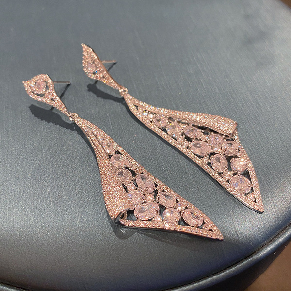 Platinum earrings