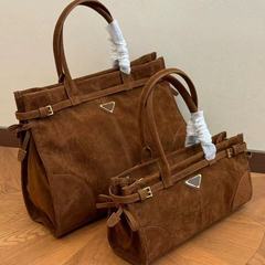 高品質softLuxBagスエード脇の下バッグ、ヌバックレザーベルベット、レトロ機能風レディースバッグ、秋冬新作バッグ