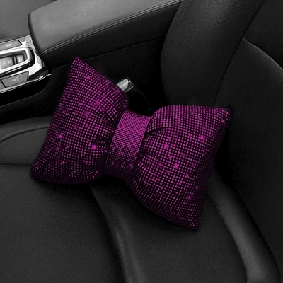 multicolor full diamond car — Headrest - purple-diamond-one-simple-headrest