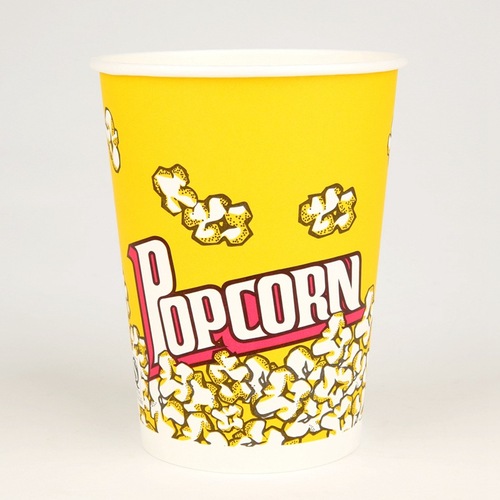 Popcorn Paper Buckets for Movie Theaters & KTVs: 32, 46, or 85-Ounce Disposable Cups Perfect for Chuanchuan Skewers