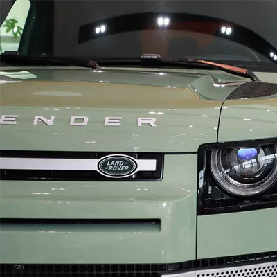 Car logo – Land Rover car emblem lettering, Aurora