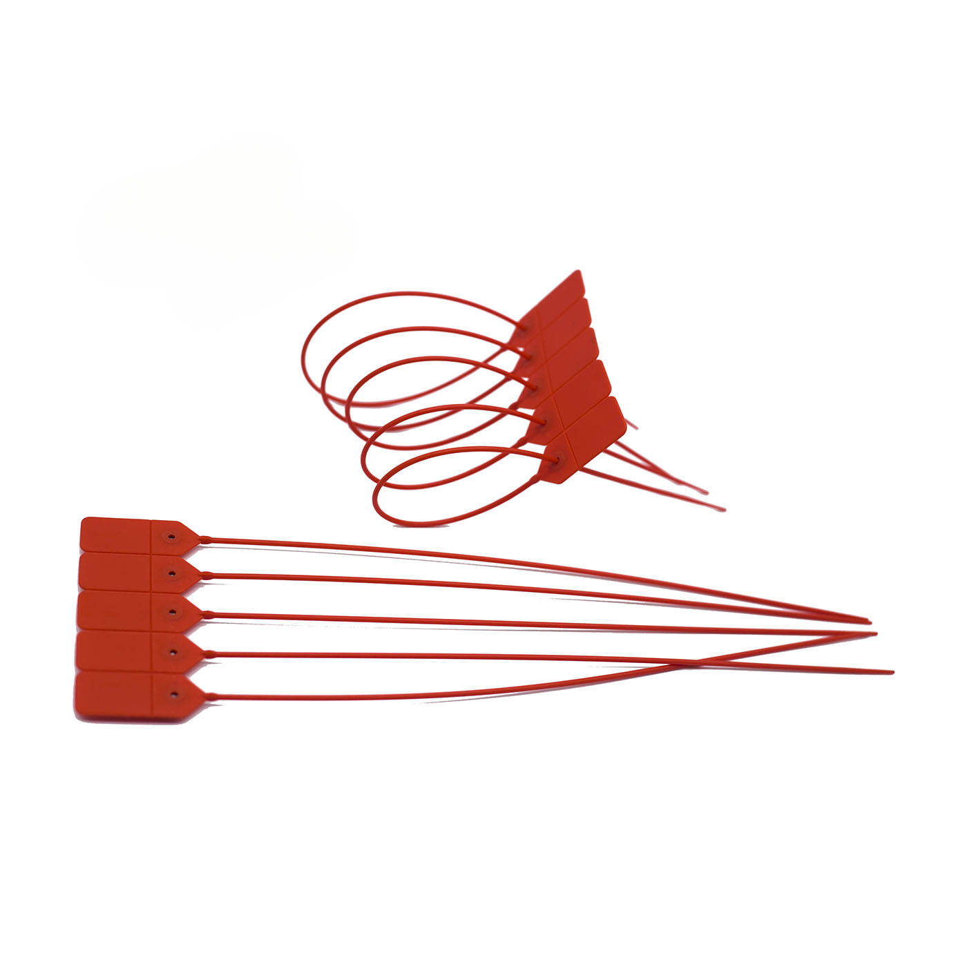 一次性塑料封条内含钢片货柜车扎带鞋服防盗锁扣塑料铅封