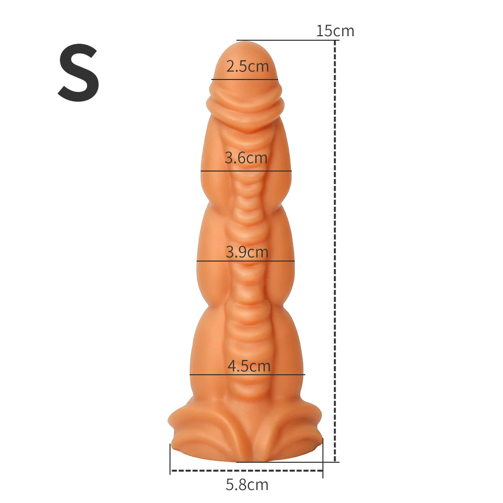 Extra-Large Soft Anal Plug (Super Large), Multi-Size Silicone-Like Dildo, S–L Options