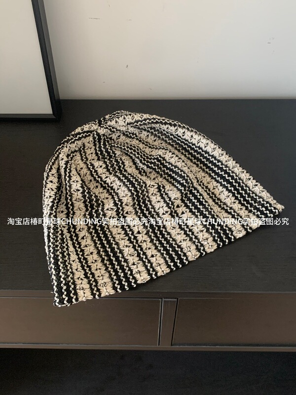 夏用防寒帽子、軽くて通気性の良い女性用つば広帽子、春夏のトレンディな中空デザイン、手かぎ針編みの大きな頭囲のパイル帽子|undefined