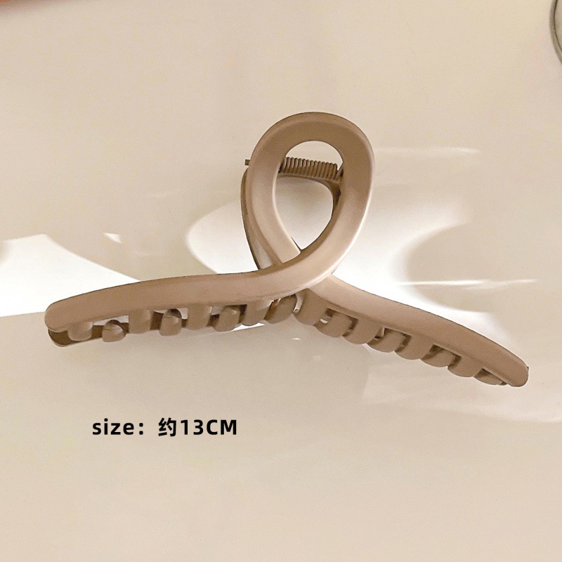 Nuevo clip de celebridad en línea elegante clip de tiburón elegante horquilla de Cabeza trasera grande clip coreano horquilla accesorios para el cabello al por mayor