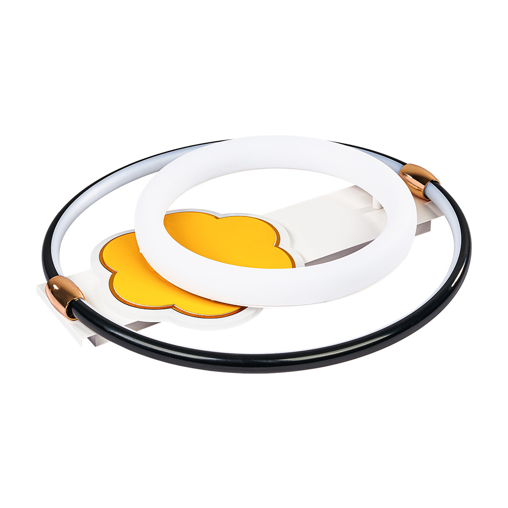 新款现代简约LED吸顶灯2.4G智能调光APP控制72W圆形卧室灯客厅灯