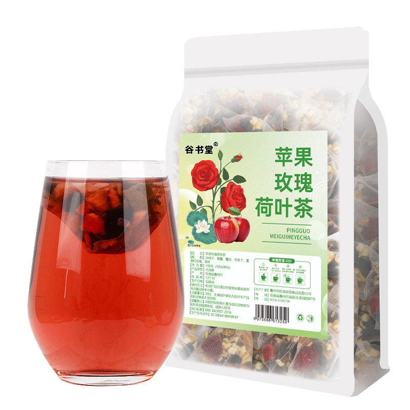 アップルローズ蓮の葉茶 Douyin Pinduoduo 人気の女神茶飲料ソース工場アップルローズ蓮の葉茶|undefined
