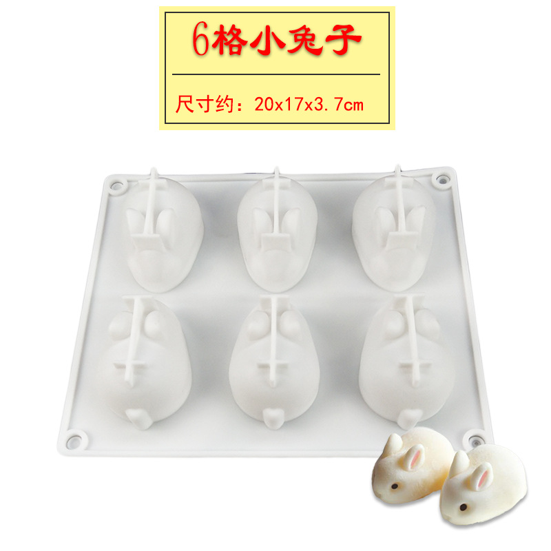 Molde de silicona para pudín gelatina chocolate y jabón DIY