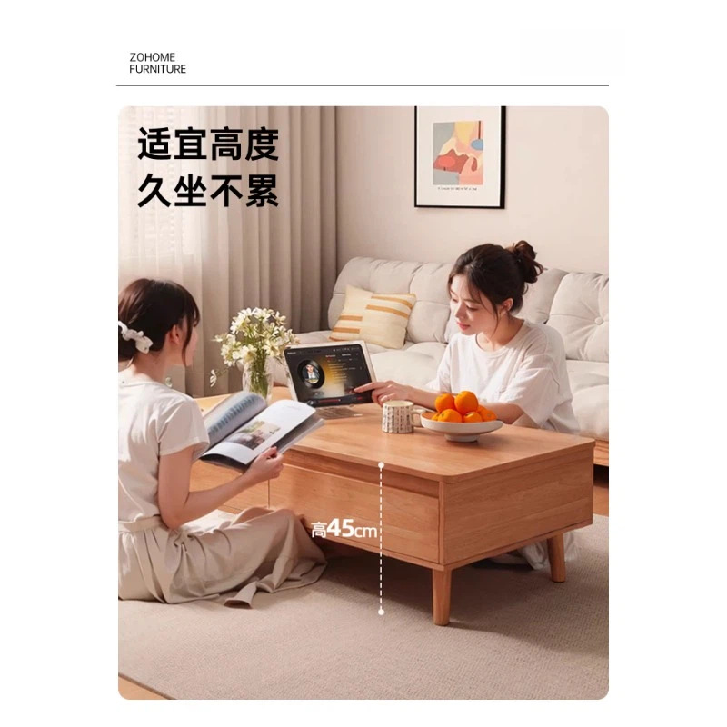 Ventana flotante mesa pequeña mesa de té doméstica plegable mesa de té dormitorio tatami kang mesa balcón más grande escritorio de cama