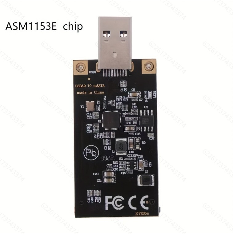 Factory direct msata to usb3.0 solid state drive to mobile hard drive ASM1153E chip plug and play